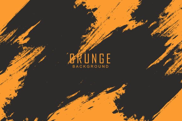 Abstract Orange Color Grunge Background: Bold Texture for Design