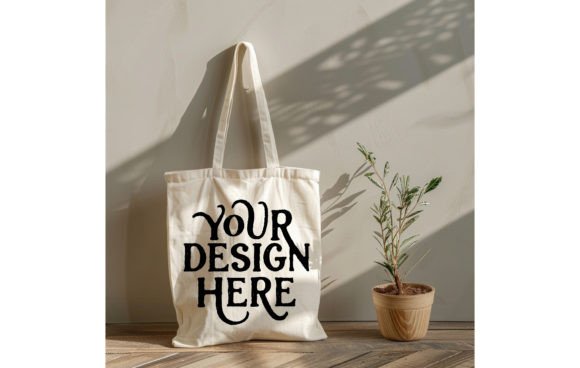 Bring Your Tote Bag Designs to Life with an Ivory Color Mockup