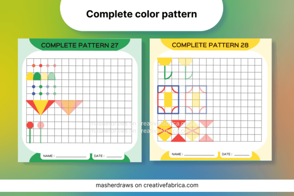 Designing with Purpose: The Kids Activity Trace Color Pattern 27-28