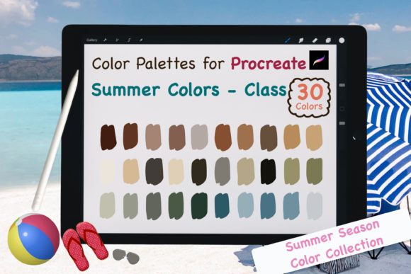 Effortless Summer Hues: Mastering Procreate Color Palettes