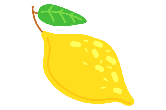 Lemon Color Icon: Fresh Citrus, Sour Fruit for Vibrant Design