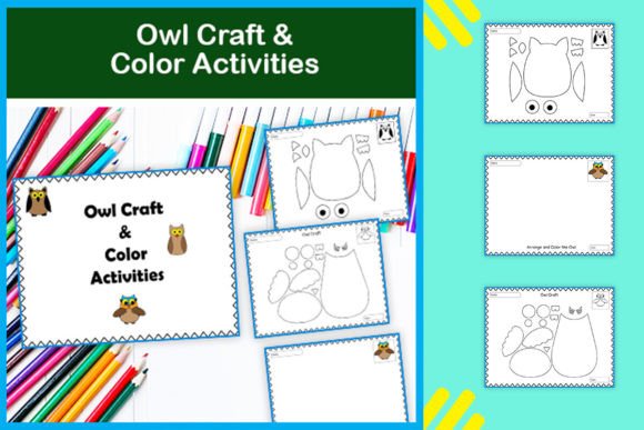 Preschool Owl Craft, Color, Arrange Explor: A Designer's Guide