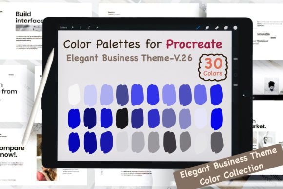 Procreate Color Palettes-Elegant Biz V26: Your Shortcut to Sophisticated Design