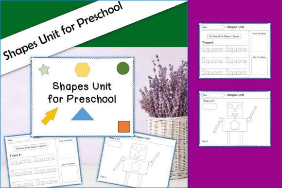 Shapes Galore: A Preschool Adventure Workbook