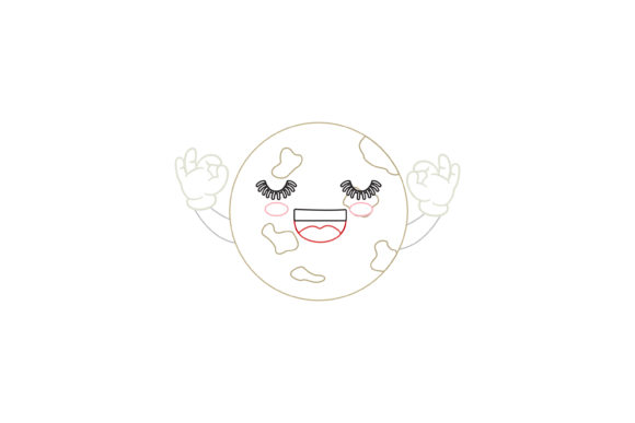 Space Pluto Kawaii: Your Playful, Versatile Design Asset