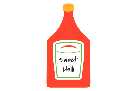 Sweet Chili Bottle Icon: A Spicy Brand Identity Tool