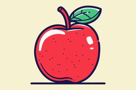 The Ultimate Guide to Apple Flat Color Vector Illustration