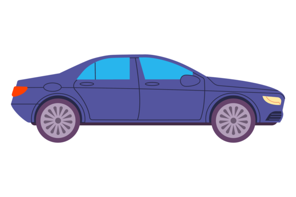 Why a Modern Blue Sedan Icon Defines Your Brand Speed